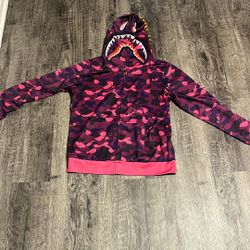 Purple Bape hoodie