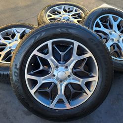 20" Jeep Grand Cherokee New OEM Wheels And Tires 