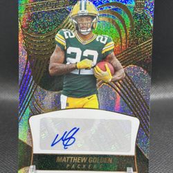 🔥2025 Panini Revolution - Matthew Golden #RA-MGN Auto /299 RC Green Bay Packers