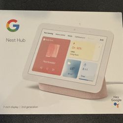 Google Nest Hub 2nd Gen New In Sealed Box