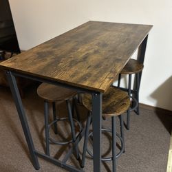 Kitchen Table With Stools