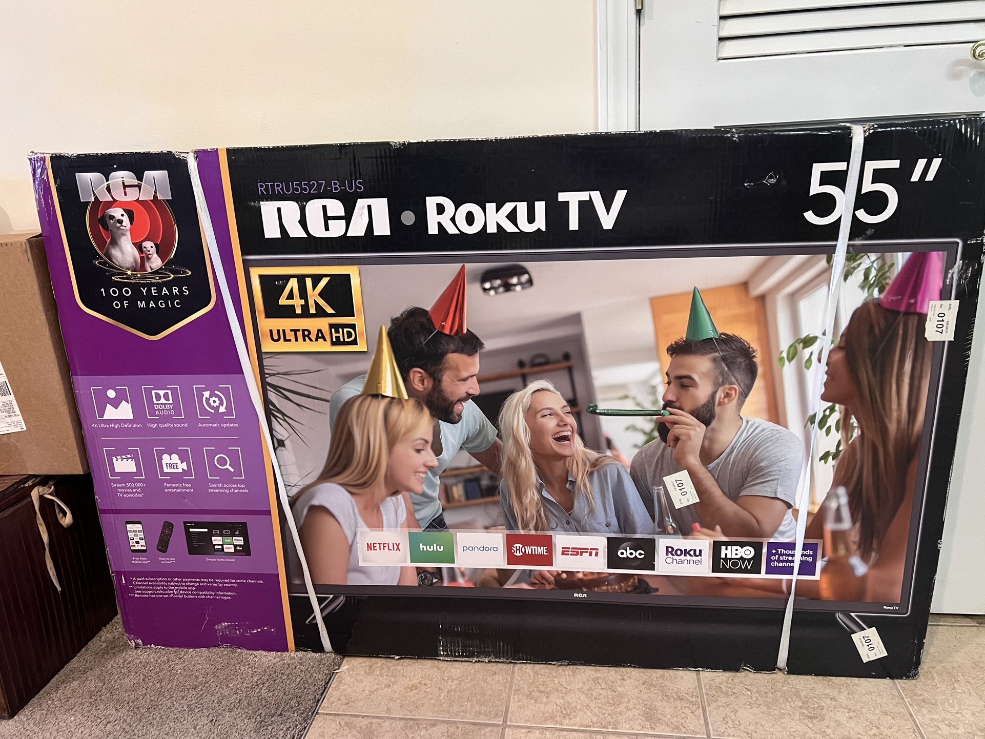 55” RCA Roku TV