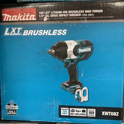 Makita New 1/2” High Torque Impact Wrench Fuel 