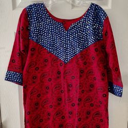 Medium Size Cotton Tunic Top