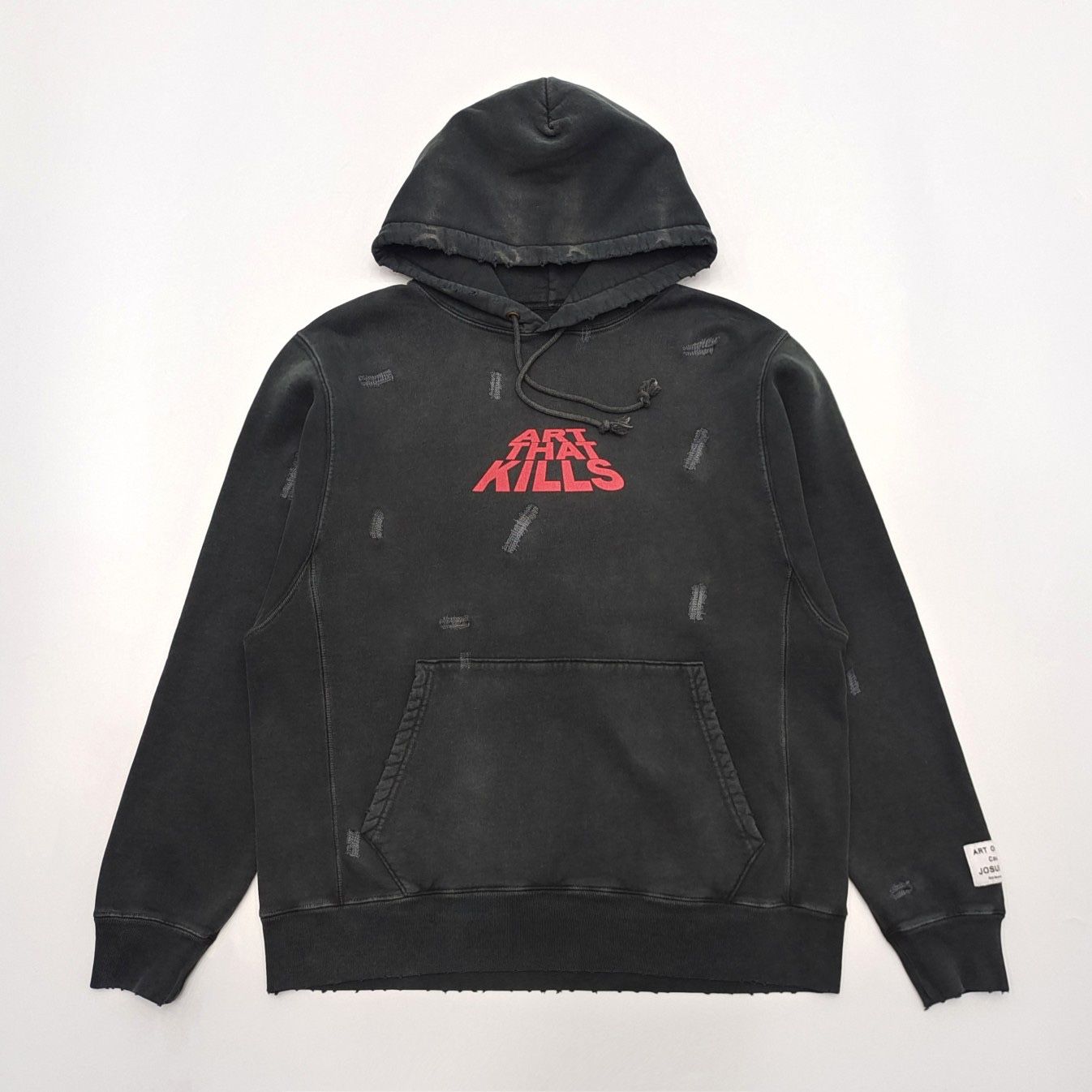 Gallezy Dept ATK Logo Cotton Hoodie Mens Black