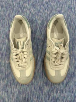 adidas Originals Sambae "Off White / Linen Green / Gum" (IG1947) - Women's Size 7.5 US