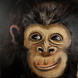 Painting Chimpanzee
