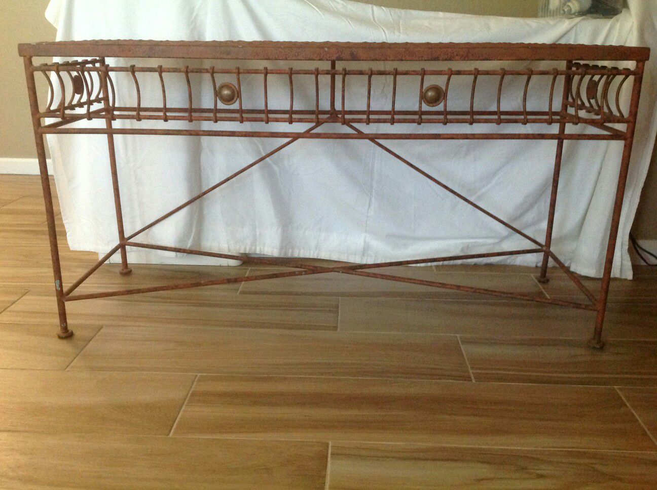 Metal Console table