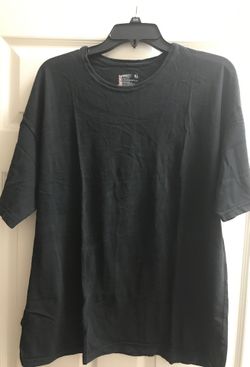 Hanes Mens Black T-shirt (2 pcs) - $5