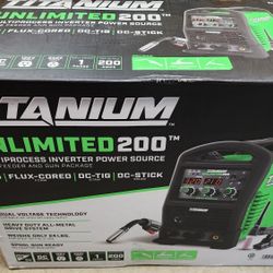 Titanium Unlimited 200 Multiprocess Welder