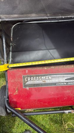 Craftsman tow behind leaf and grass catcher