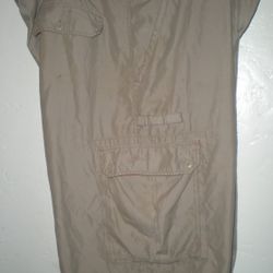 Men's No Boundaries Hombres Lightweight Cargo Pocket Shorts Pants Sz: 42