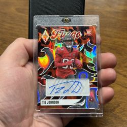 2025 Panini Phoenix - Fuego Signatures Tez Johnson /49 #FUS-TEZ