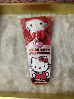 Adorable Hello Kitty Valentines Day Plush Flower 2025 