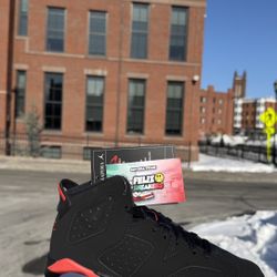 Jordan 6 Retro Infrared 4Y-5.5Y-6Y-6.5Y