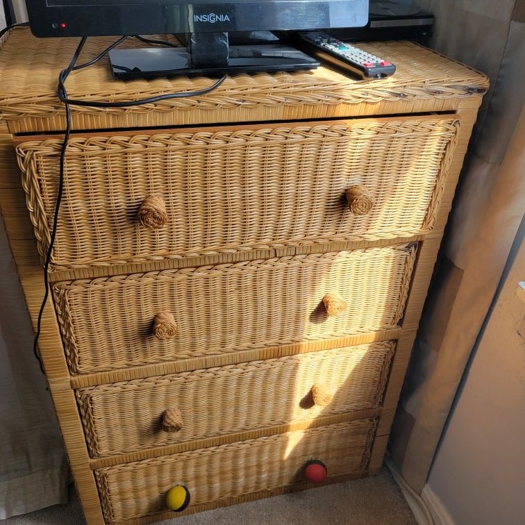 Wicker Dresser Sturdy