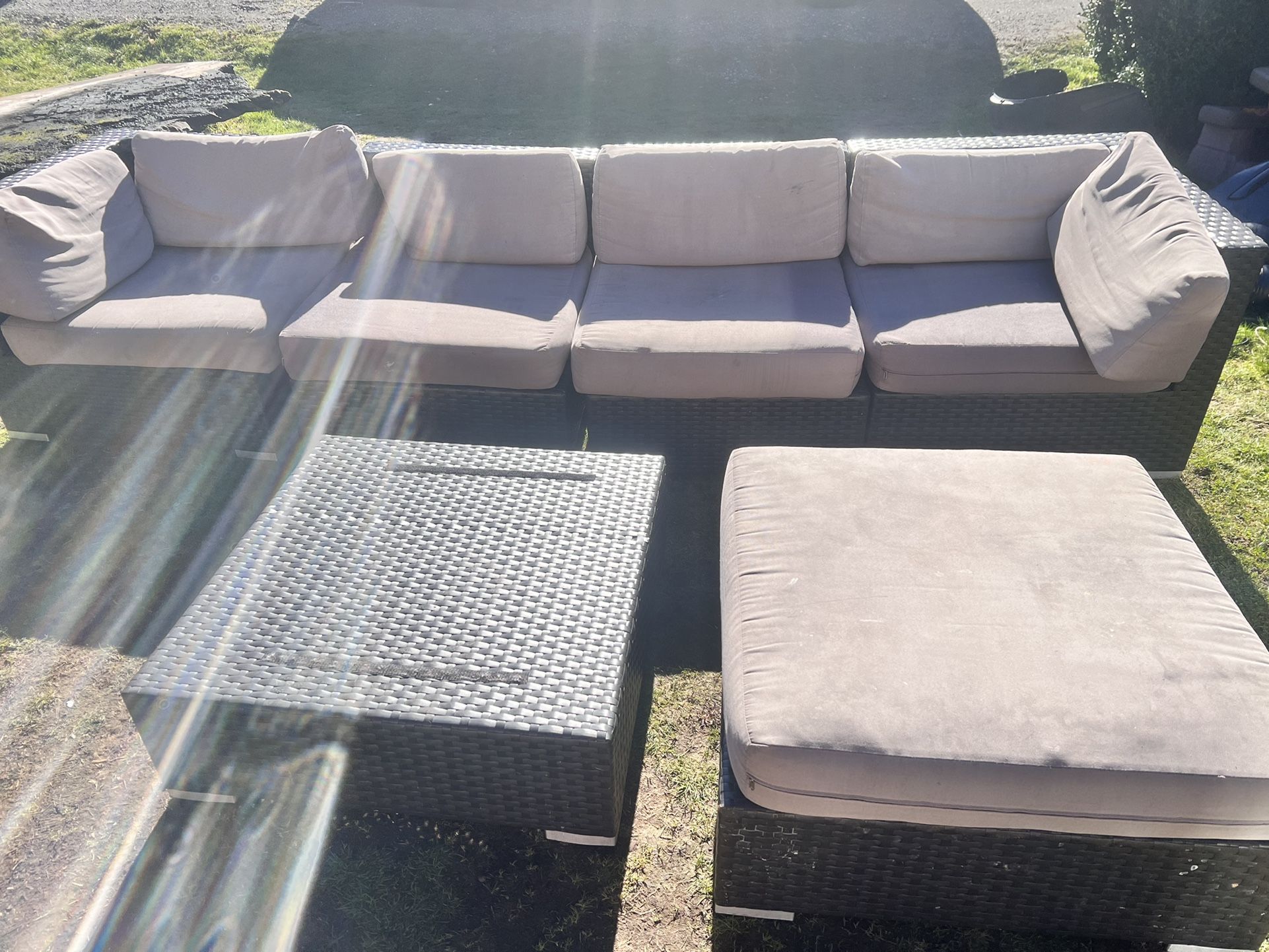 Free Couches With A Glass Piece) for Sale in Everett, WA OfferUp