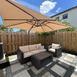 Outdoor Furniture Set +umbrella 