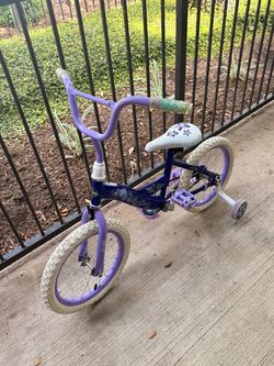 Girls Kids Bike with Training Wheels Girl’s bicycle