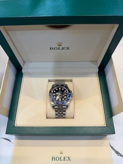 Rolex GMT-Master II Batman Steel Jubilee Watch