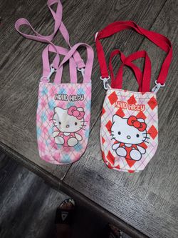 Hello kitty water bottle purse
