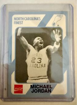 1989 North Carolina's Finest Michael Jordan basketball cards - 3 card lot