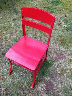 Old school chair desk