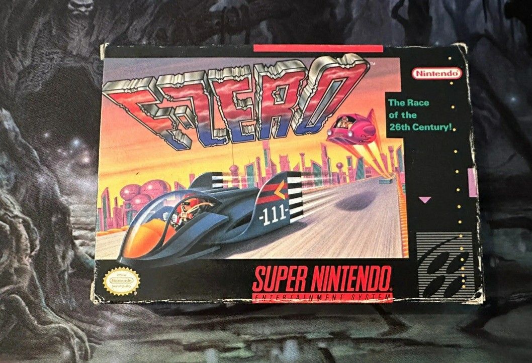 F-Zero (Super Nintendo Entertainment System, 1991) SNES *COMPLETE IN BOX* CIB