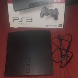 Ps3 With Box No Controller  And Hdmi hard drive has been wiped