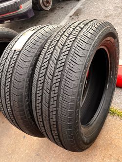 2 SEMI NEW 26560R20 BRIDGESTONE DUELER All Season tires for $270 installed and balance. 99% TREAD .. equivalent to 27555R20 , 275-55-20 , 275-55-R20 ,