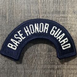 United States Air Force Base Honor Guard Tab Patch
