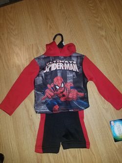 Spiderman sweat suit...size 12 months old baby...Brand New!