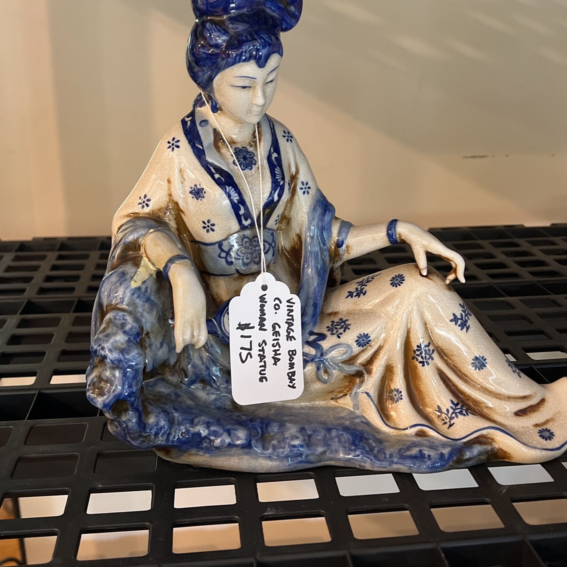 Vintage Bombay Woman Statu