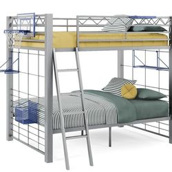 Gray Twin/Twin Bunk Bed