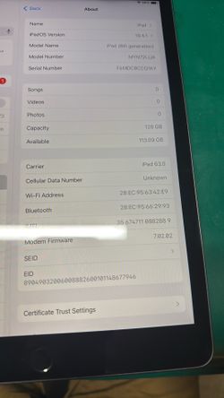 ipad 8 128g WiFi And Cellular 