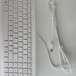 HP 125 Wired USB Keyboard - White - Brand New