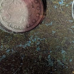 (1904 and 1908))"V" Nickels 