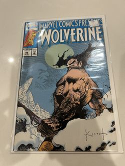 Marvel Comics Presents #95 (Jan 1991) Wolverine Yellow and Blue suit origin VF+