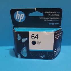 Genuine HP 64 Black Original Ink Cartridge N9J90AN EXP 11/2025 NEW.