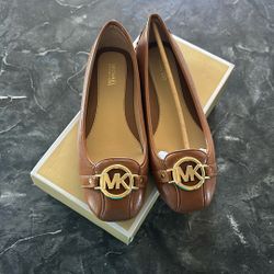 Michael Kors Fulton MOC Leather Flats