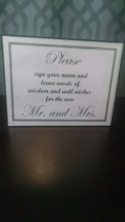 Wedding Signs for Sale!!
