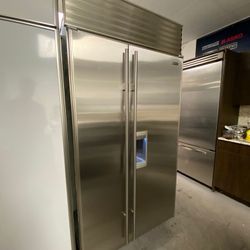 Sub Zero Refrigerator 42"inch Side By Side 