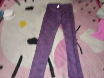 Purple leggings