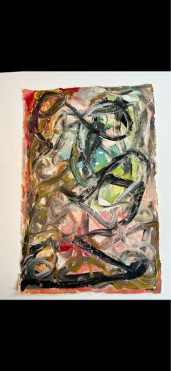 Abstract, Mother and child
