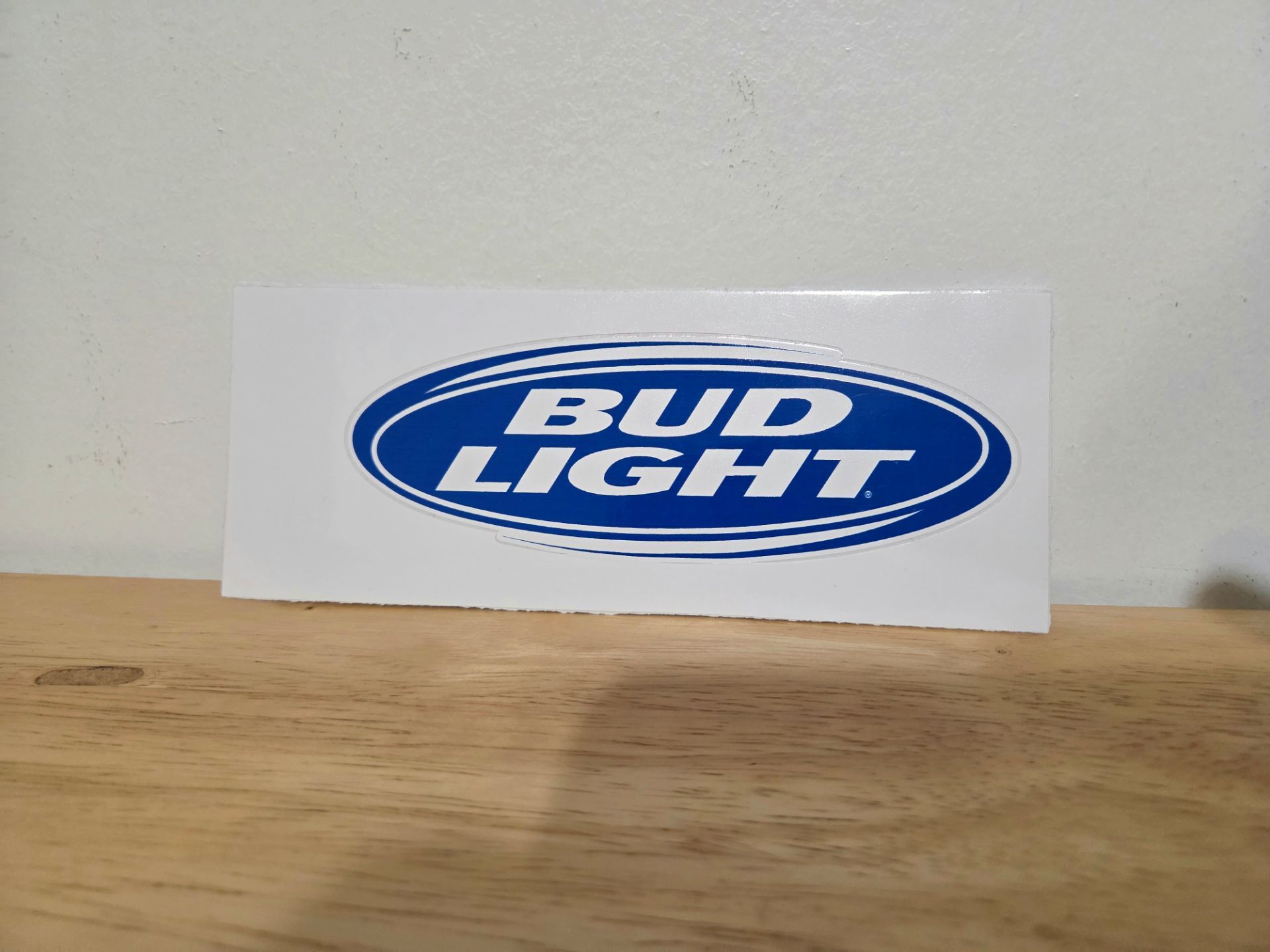 Bud Light vinyl decal