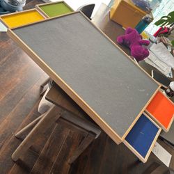 Portable Puzzle Board With Drawers 