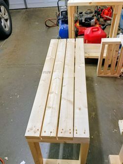 Benches 2 Big Benches 4 plank seat solid wood