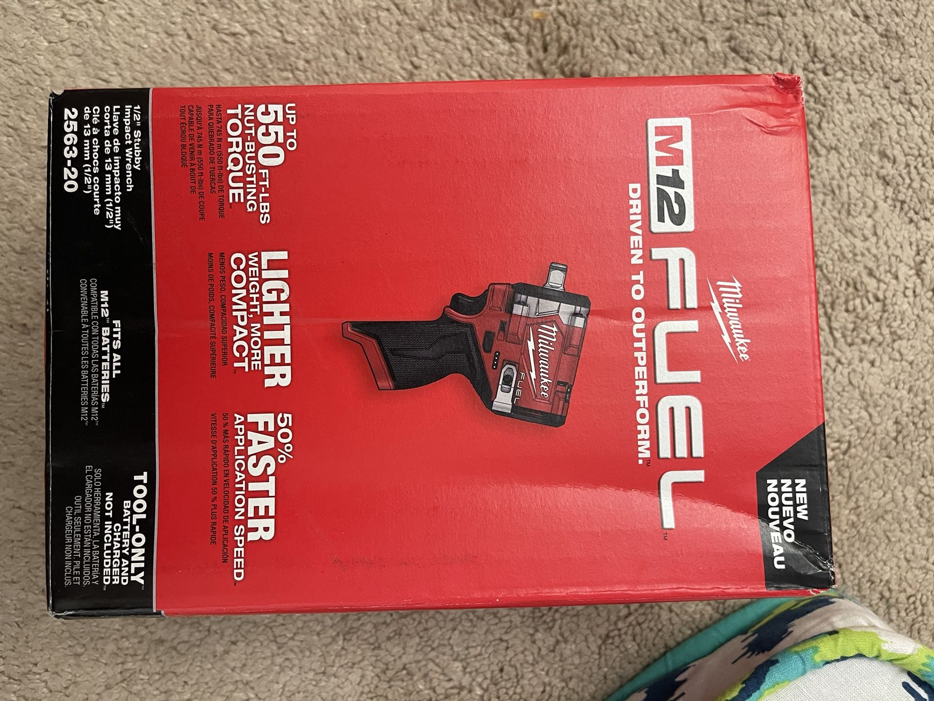 Milwaukee M12 Stubby Impact Wrench