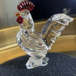 Vintage Swarovski Animal Crystal ROOSTER