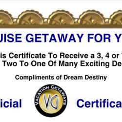 Up To 7 Days Cruise Trip Voucher For 2 Adults